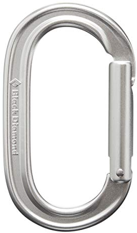 Black Diamond Oval - Karabiner, Farbe:Polished