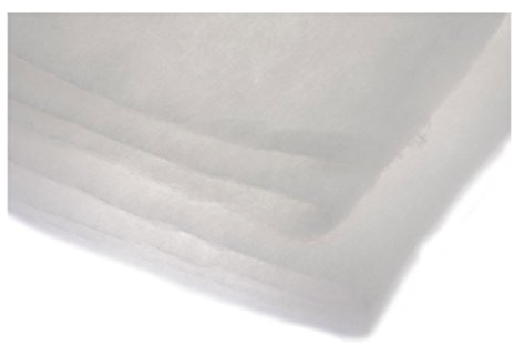 Sy lätt 2 oz polyestervadd – 100 x 115 cm (39,5 x 45,5 tum) 56,7 g vikt per gård, tvättbar vadd för quiltning, klädsel, sömnad – vit