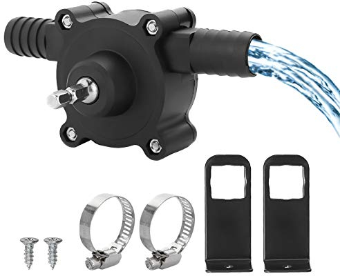 SunshineFace Pompe à Eau pour Jardin Domestique Mini Pompe à Eau Pompe de Forage Électrique Auto-Amorçante Portable avec Tige de 6. 35Mm