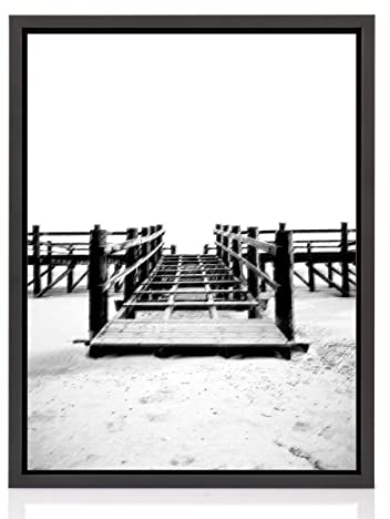 rahmengalerie24 - Cornice a cassetta da 40 x 40 cm, colore nero opaco, adatta per tele su telaio, in pannello di legno di media densità (MDF)