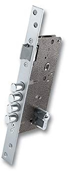 Cerradura Seguridad Aluminio Blanco 50Mm - EZCURRA - 700-B DS15.