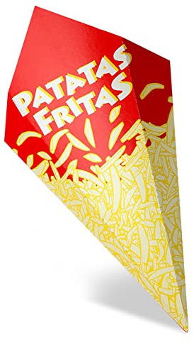 P&H Cono cartón para Patatas Fritas - 100 uds