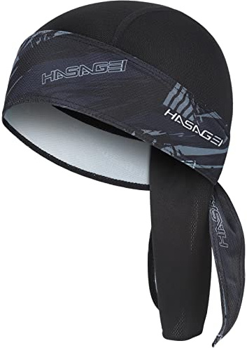 HASAGEI Pañuelo Bandana para Hombres y Mujeres, Transpirable, Sombrero Deportivo, Gorra para Correr, Secado Rápido, Pañuelo para Debajo del Casco de Bicicleta, Gorra de Verano para Bicicleta