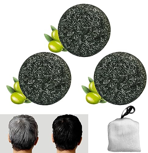 3 Pezzi di Sapone Grigio Lucido Capelli Grigi Brillanti Sapone Naturale Per Capelli Grigi Capelli Grigi Brillanti Shampoo Solido Per Capelli Grigi Shampoo Solido e 1rete A Bolle