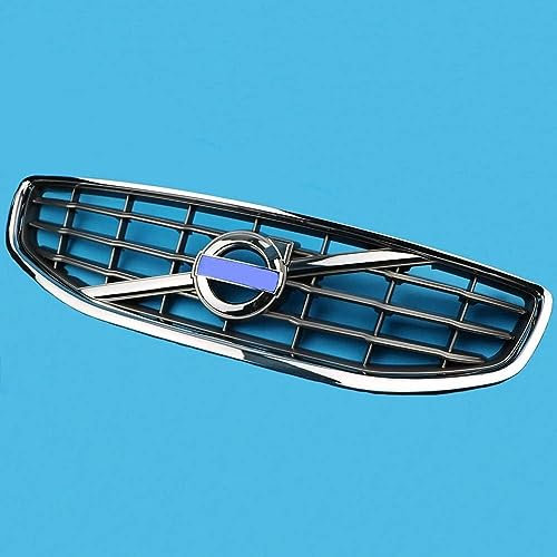 FDCYQW Coche Rejilla Delantero Parachoques Radiador para Volvo S60 V60 2011 2012 2013, Rejillas Central Parrilla Malla Panal Capó Entrada Radiador