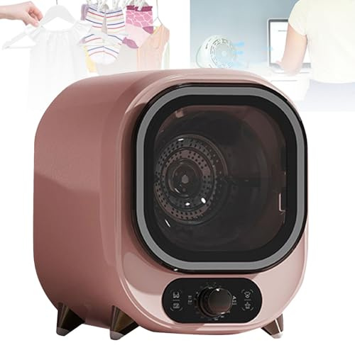 YXKJZHF Portable Condenser Tumble Dryer, 5kg Vented Tumble Dryer, Compact Spin Dryer,for Counter Top or Wall Mounted Use