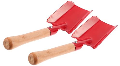 Sosoport Gartenschaufel Aus Eisen Kompakt Und Robust Gartengerät Zum Pflanzen Und Umgraben Handkelle Für Garten Und Balkonarbeit