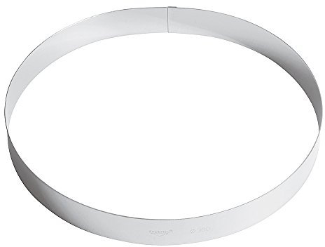 Paderno 47530-30 Anello per Torte Cm 30, Acciaio Inox