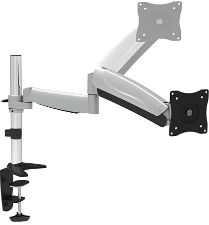 RICOO Monitor Halterung 1 Monitor TS3011 Monitorhalterung mit Gasdruckfeder Monitorhalter für 13–34 Zoll VESA 75x75 / VESA 100x100 Monitorarm zur Tischmontage Bildschirmhalterung höhenverstellbar