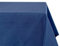 BEAUTEX fleckenabweisende und bügelfreie Tischdecke - Tischtuch mit Lotuseffekt - Tischwäsche in Leinenoptik, Eckig 130x160 cm, Dunkelblau