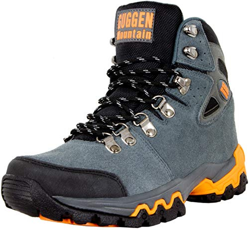 GUGGEN Mountain M008v2 Chaussures de montagne, de randonnée, de plein air, de trekking pour homme, gris, 40 EU