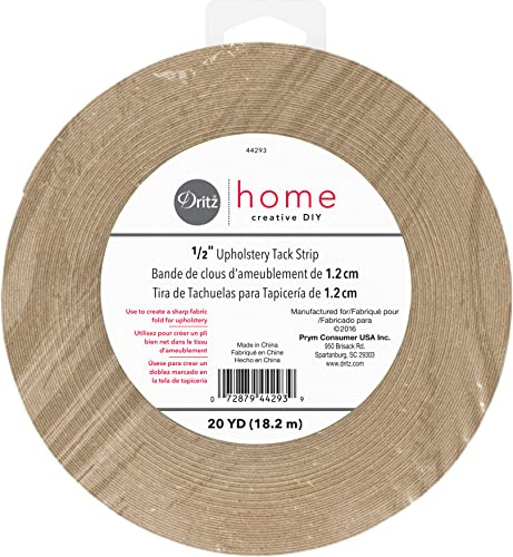 Dritz 1/2 x 20 m Bullette per tappezzeria, Colore: Naturale