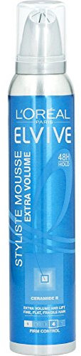 L'Oreal Elvive Stylise Extra Volume Firm Styling Mousse (200ml)