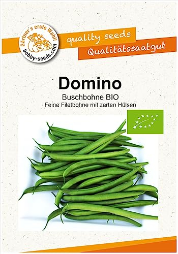 Domino Buschbohne BIO-Bohnensamen von Bobby-Seeds, Portion