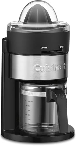 Cuisinart Citrus Juicer with Carafe, CCJ-900P1, Black/Silver, 24 Ounce