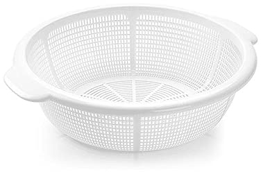 CABLEPELADO - Escurridor verduras plastico 31 cm - Escurridor pasta - colador - escurre agua - libre de BPA - apto Lavavajillas - Blanco