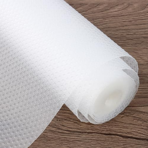 1 Rotolo EVA Trasparente Impermeabile Tappetini, Rivestimento Cassetti Antiscivolo, Tappetini Antiscivolo per Cassetti, Non-Adesivo Rotolo Proteggi Cassetti, per Cassetto, Frigorifero (30x300cm)