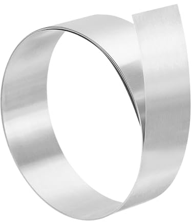 PATIKIL 20 mm x 1 m aluminiumremsa, 2 rullar aluminiumremsor för tak, 0,3 mm tjock aluminiumfolie för tak, rännor, dörrar, fönster