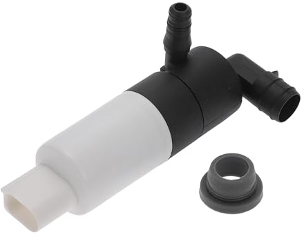 X AUTOHAUX Windshield Washer Pump W/Grommet Windshield Washer Fluid Pump Fit for Land Rover LR3 Range Rover Sport Windshield Wiper Pump No.DMC500020 - Pack of 1