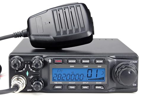 AT-6666 PRO 10 meter mobil skinkradio FM/AM/USB/LSB/CW amatörradio för lastbilsförare och vägresenärer