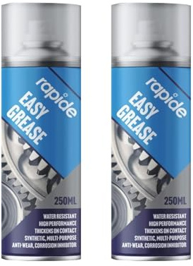 PEBBLE HUG Easy Grease Spray, Enhancing Efficiency, Longevity, Quick-Drying Formula, Non-Sticky, Long-Lasting Protection, Aerosol Spray, Easy to Use DIY enthusiast, 250ml, (2 Pcs)