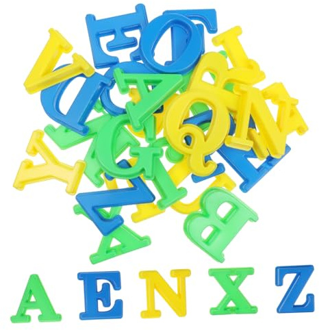 JOINPAYA 26Pcs Beach Letter Mold Set: Creative Letters Sand Molds Beach Learning Tools for High Density Alphabet Numbers for Outdoor Fun Family