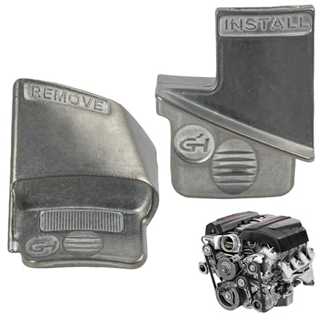Trpoey Set di attrezzi per cinghie trapezoidali, set di strumenti di montaggio, smontaggio metallico per auto, cinghie trapezoidali estensibili, attrezzi per cinghie trapezoidali, attrezzi per la
