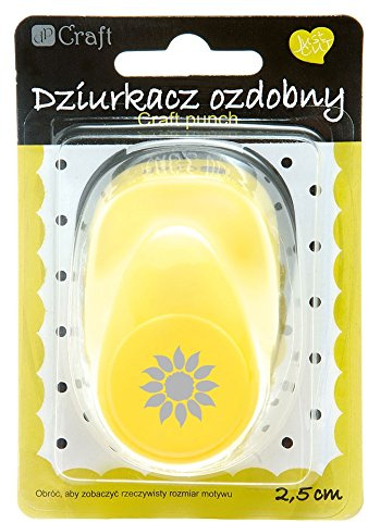 dpCraft Motif Punch Paper Punch 2.5 cm Sunflower