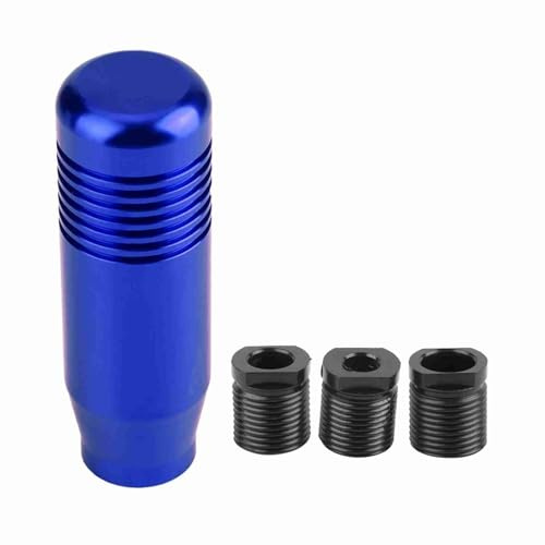 Gear Shift Knob, Aluminum Alloy 8.5 cm for Manual Cars | Universal fit, ergonomic grip, blue finish, easy installation, replacement shifter head for manual transmission