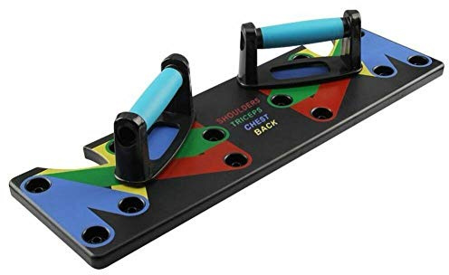 Push Up Board Tavola per Flessione 9 in-1 Portatile Esercizio di Forza Strumento Supporto Push-up,9 in 1 Push Up Rack Board System Fitness Workout Training Gym Esercizio Rack per Home Fitness Training