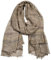 GOMUNI Unisex Gestreifter Schal Baumwoll Leinen Weich Warm Großer Schal 190 * 90 cm Khaki