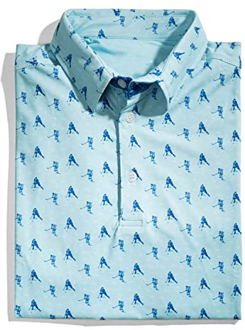 ChalkTalkSPORTS Hockey Short Sleeve Polo Shirt - Hockey Performance Sport Polo - Light The Lamp Hockey - Youth X-Small