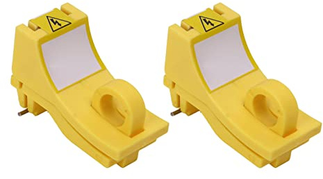 Verrouillage de Disjoncteur, Dispositif de Verrouillage Bascule Miniature Verrouillage de Sécurité en Nylon à Haute Résistance Mécanique pour Bascules Standard