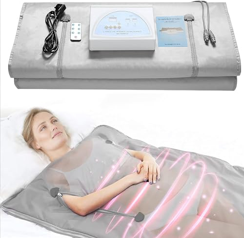 Coperta per Sauna, 650W Far-Infrared (Fir) Sauna Riscaldata