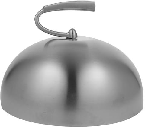 Alipis Coperchio Per Alimenti in Acciaio Resistente 24 Cm Coprivivande Protettivo Antigrasso Per Bistecche Uso Domestico Ristorante Bbq