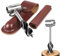 Bushcraft Trapano manuale per legno: set di punte Bushcraft, trapano a mano con fondina per campeggio, bushcraft, sopravvivenza all'aperto