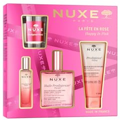 Nuxe Cofanetto Regalo Natale La Felicità è Rosa Regalo Luxury di bellezza Floreale