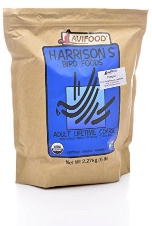 Dr. Harrison Pellets für Papageien 2,27kg | Adult Lifetime Coarse, 2,27 kg