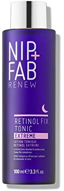 Nip + Fab Retinol Fix Tonic Extreme 0.3% | Gesichtswasser mit Retinol | Anti-Aging-Gesichtswasser gegen die Ersten Anzeichen der Hautalterung | Aminosäuren | Panthenol | 100 ml