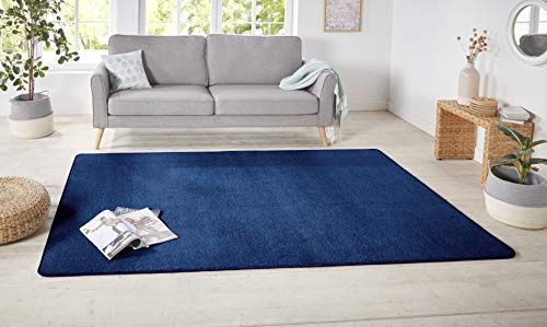 Hanse Home NASTY - Alfombra redonda para el borde de la cama (suave, 100% polipropileno, fácil de limpiar, ribeteado, apta para calefacción por suelo radiante), disponible