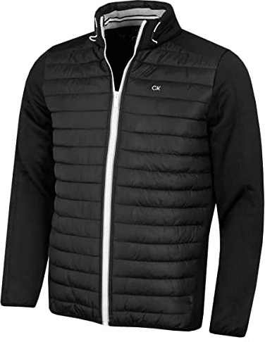 Calvin Klein Veste Homme Hyrbid - Noir/Argent - L