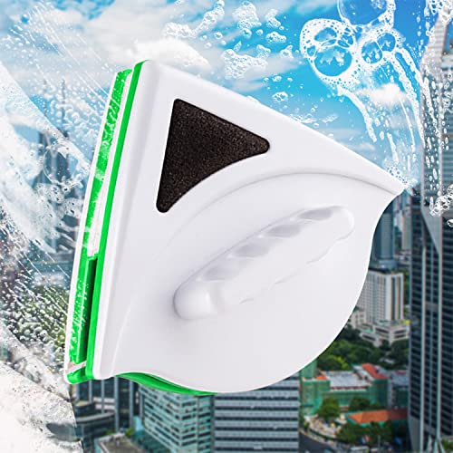 Podazz Magnetic Window Cleaner for 20-30mm Double Glazing,Professional Window Cleaning Equipment with Strong Magnetic Ergonomic Handle Design - Green