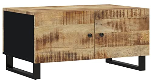 vidaXL Couchtisch Beistelltisch Wohnzimmertisch Kaffeetisch Sofatisch Teetisch Tisch Wohnzimmer 80x50x40cm Massivholz Mango Holzwerkstoff