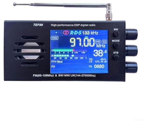 TEF6686 Funkempfänger für DSP FM (65-108 MHz) und SW/MW/LW (144-27000 kHz) mit Akku