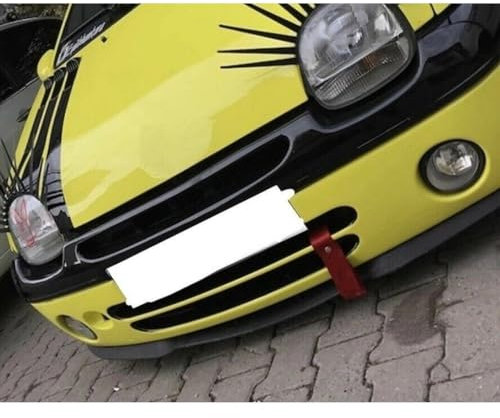 Twingo Lot de 3 becquets de pare-chocs avant Noir