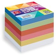 Pigna, KUBLOCCO MULTICOLOR, mehrfarbiger Haftnotiz-Würfel, Format 9x9x9 cm., 1