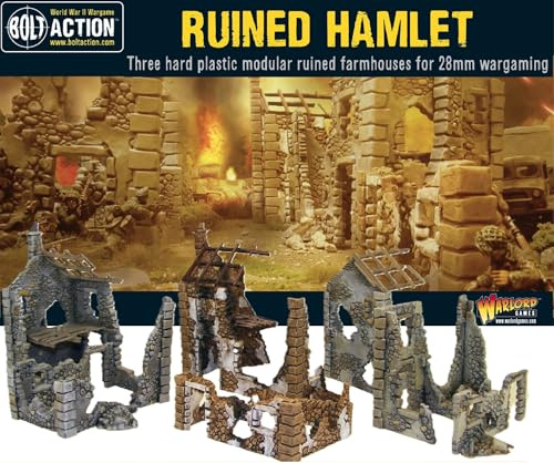 Warlord Games Ruined Hamlet Tabletop Model Scenery