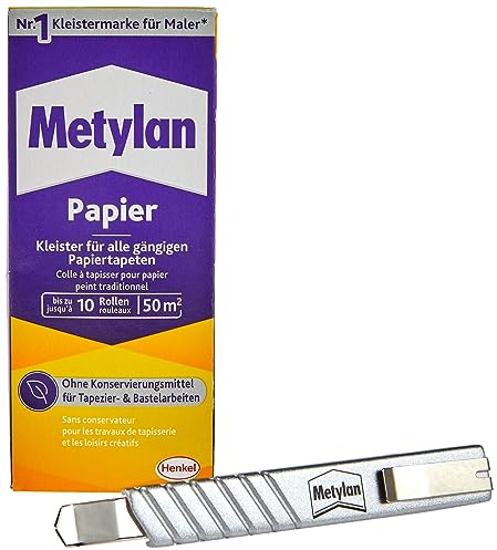 Metylan 9HMPP40B1X Tapetenkleister Papier, Weiß, 1 Stück (1er Pack)