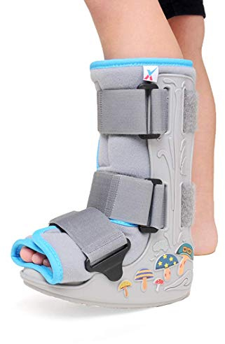 Express Orthopaedic® - Medically Approved Protective Cast Boot/Fracture Boot For Kids - Post-Op, Foot & Ankle Injuries - Unisex Bilateral Design (LARGE Kids Uk Shoe Size 10.5-1.5(Adult))