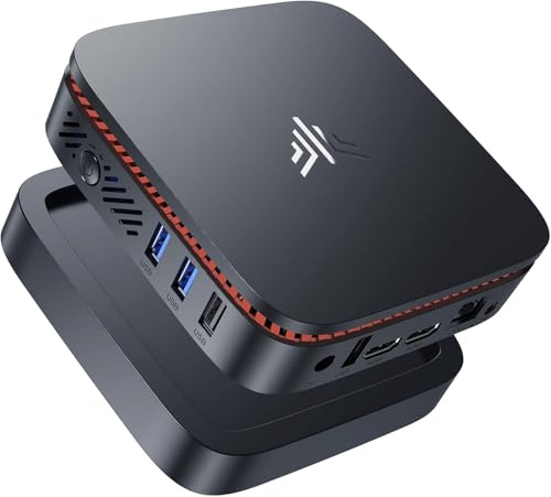 NiPoGi Essenx E1 Mini PC W-11 Pro Ιntel Alder Lake-Ν N95(bis 3,4 GHz) 8GB DDR4 256GB SSD, Mini Computer HDMI 2.0+DP 1.4 Dual UHD Display 4K@60Hz Desktop PC Gigabit Ethernet/2.4+5G WiFi/BT4.2 für Büro